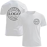 Personalized Tshirts Custom T Shirts for Men Women Design with Logo Image Text Cotton T-Shirts Front&Back