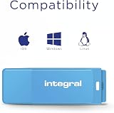 Integral 32GB Neon Blue USB 2.0 Flash Drive Stick Thumb Drive UK Support view 4