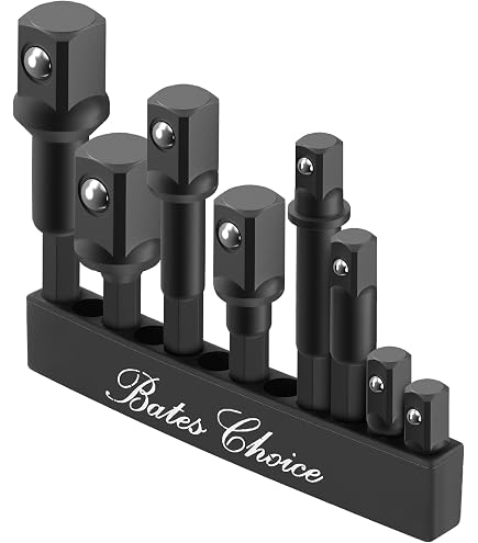 Titan 62141 3-Piece 1/2-Inch Drive Wobble Socket Extension Set