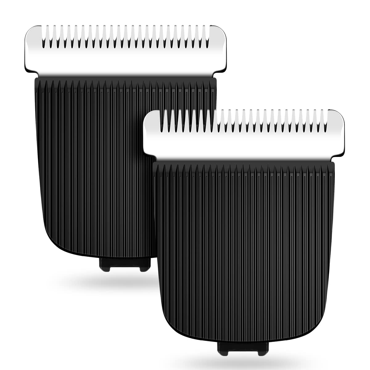 Photo 1 of 2 Pack Replacement Blade for Manscaped The Lawn Mower Electric Groin Hair Trimmer Blade, Hygienic Snap-In Replacement Blades Compatible with Manscaped Lawn Mower 4.0 3.0 2.0 Replaceable Blade, Black