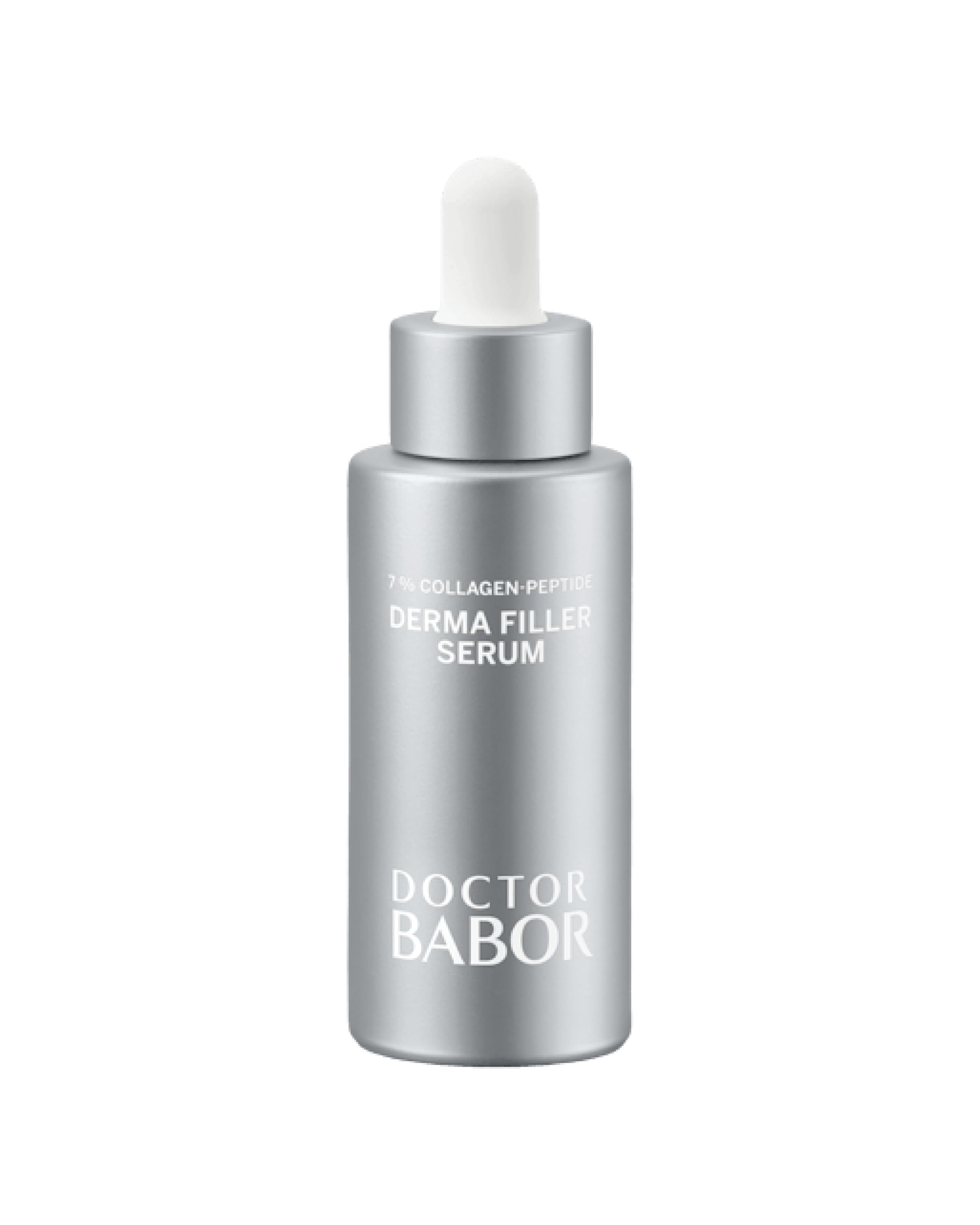 DOCTOR BABOR Derma Filler Serum | Highly effective facial care with 7% collagen peptides for visible wrinkle reduction | Anti-ageing serum for instantly smoother & firmer skin | vegan | 30ml serum