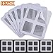 Window and Door Screen Repair Kit, Self-Adhesive Fiberglass Mesh Screen Door Repair Patches, Cover up Holes and Tears, Prevent Mosquito Insects Fly (3.94