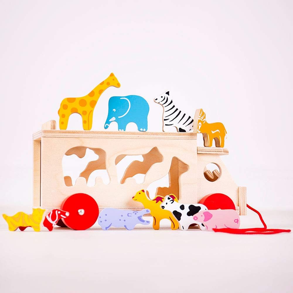 bigjigs animal shape lorry