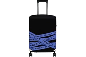 HYPER VENTURE Washable Luggage Cover - Fashion Suitcase Protector Fits 27-30 Inch Luggage (Fragile, L)