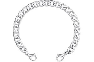 LinnaLove Stainless Steel Interchangeable Chain for Medical Alert id Bracelets for Women and Men