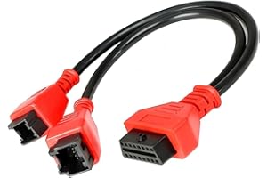 Ypoyney 12+8 Pin Connector to OBD2 Adapter, Secutiry Gateway Bypass Cable Connector, 12+8 Cable Adapter for Scanners M905 MS9