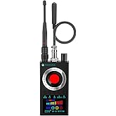 JMDHKK K19 Hidden Camera Detector, Bug Detector, Signal Detector, Spy Camera Finder for Travel, Hotel, Office, and Personal Privacy Protection(Black)