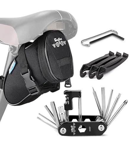 Mini Bike Pump Bike Tyre Repair Tool Kit DAWAY A35 Bicycle Frame