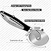 Pizza Cutter Slicer Wheel,2 Pack Stainless Steel Pizza Cutter Set-Very Sharp,Easy to Cut Through and Clean(Black) By Focusky