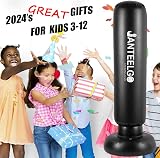 JANTEELGO 59 Inch Kids Inflatable Punching Bag with Gloves Boxing Set view 7