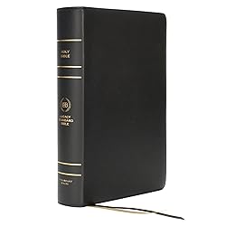 LSB Large Print Wide Margin Paste-Down Black Cowhide