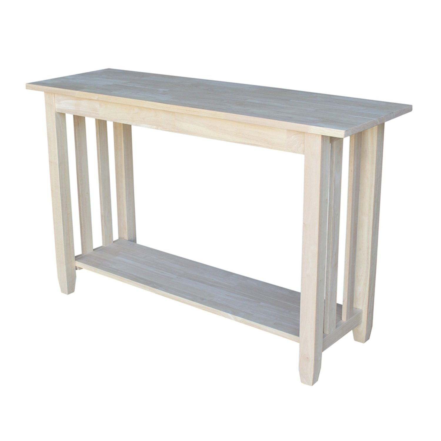 Best natural maple console table