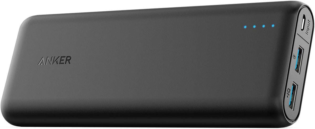 Anker PowerCore Speed 20000, 20000mAh Qualcomm Quick Charge 3.0 & PowerIQ Portable Charger, with Quick Charge Recharging, Power Bank for Samsung, iPhone, iPad and More, Black (A1278)