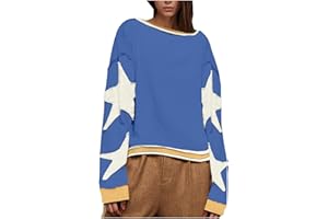 Monintic Oversized Graphic Sweatshirt for Women Y2k Fashion Long Sleeve Drop Shoulder Crewneck Shirt Tops Vintage Sweatshirt