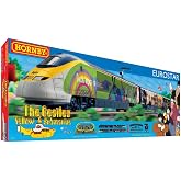 Hornby Electric Train Set - R1253T The Beatles Yellow Submarine - OO Gauge Train Starter Sets, Adult Vintage Trains, Small Hobby Model for Adults - with Tracks, MidiMat, Connecting Track, Controller