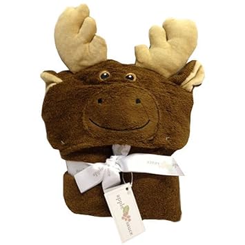 moose hooded towel