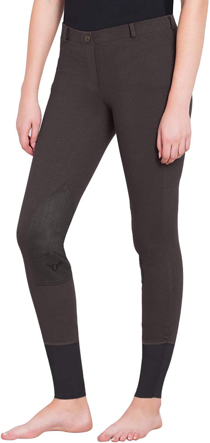 TuffRider Ladies Starter LowRise Pull-On Knee Patch Breeches