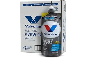 Valvoline Flexfill SAE 75W-140 Full Synthetic Gear Oil 1 QT, Case of 4