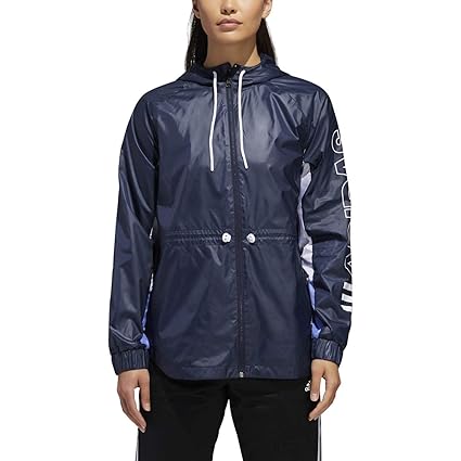 adidas women's outline windbreaker jacket