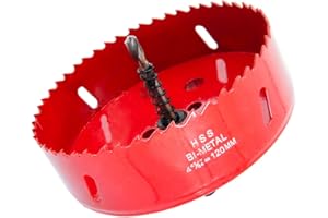 120mm Hole Saw, LAIWEI Hole Cutter, Drilling Tool for Drilling Wood,Aluminum Profile,PVC and Other Materials,Round Knife (4-3/4"(120mm))