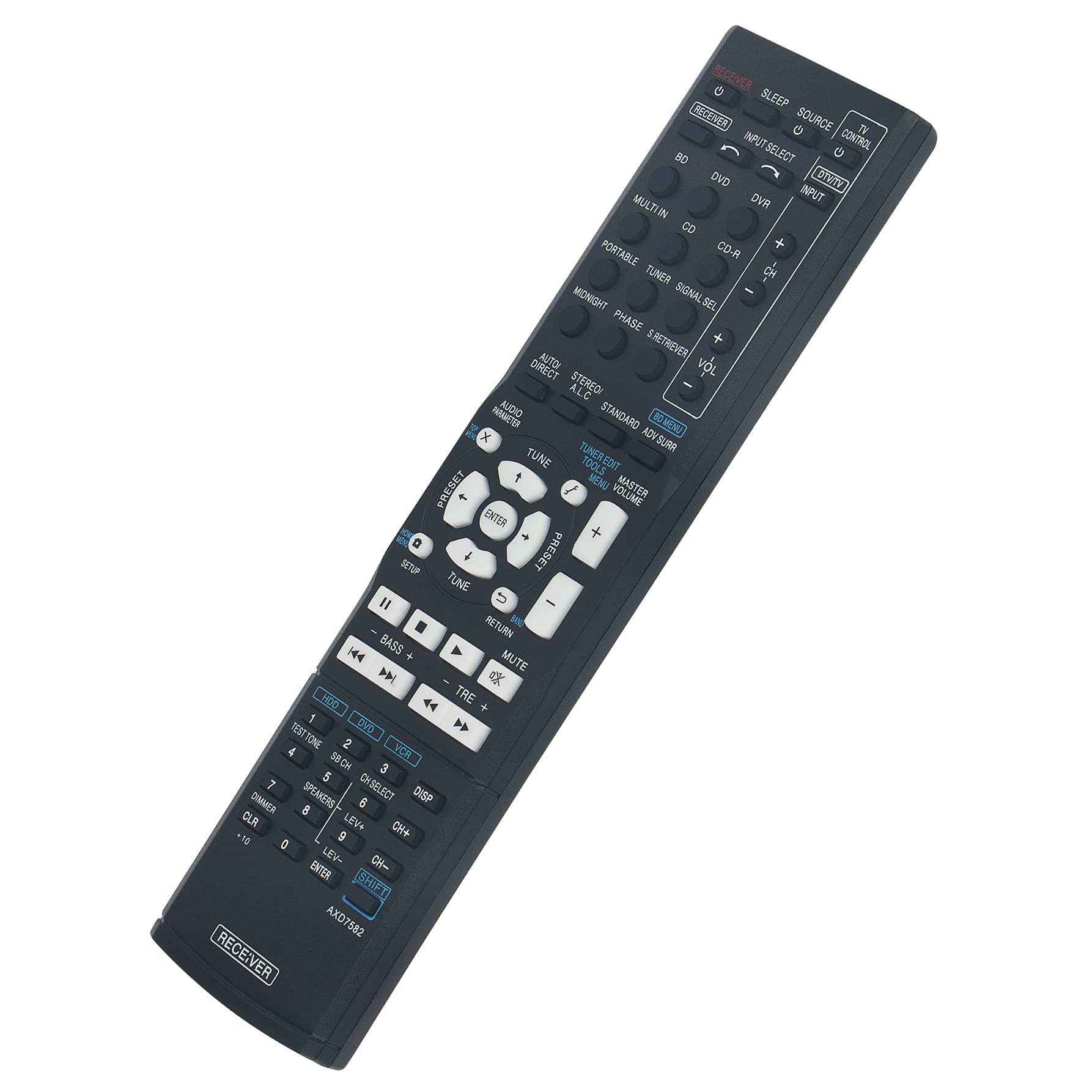 Replacement Remote Control AXD7582 Fit for Pioneer Audio Video Multi-Channel Receiver VSX-420 VSX-420-S VSX-420-K