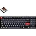 Keychron K13 Pro Ultra-Slim Wireless QMK/VIA Custom Mechanical Keyboard, Hot-swappable Programmable Macro 80% Layout RGB Backlit Low Profile Gateron Brown Switch Bluetooth/Wired for Mac Windows Linux