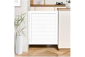 PENGFEI Cafe Door Swinging Door Pine Wood Saloon Door Includes Hinges for Kitchen Shop Entrance Partition Pub, Painted Finished (White, 29.5"x39.5")