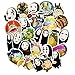 Water Bottle Stickers Cute Cartoon My Neighbor Totoro No Face Man Anime Laptop Stickers Waterproof Skateboard Pad MacBook Snowboard Car Bicycle Luggage Decal 26pcs Pack (No Face man)
