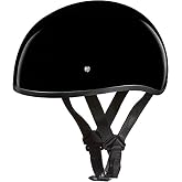 Motorcycle Helmet Half Skull Cap - Lightweight &amp; Stylish DOT Approved Helmets for Adults - Perfect for Men and Women Riders - Comfortable &amp; Secure Fit- Stylish Protection for Everyday Riding