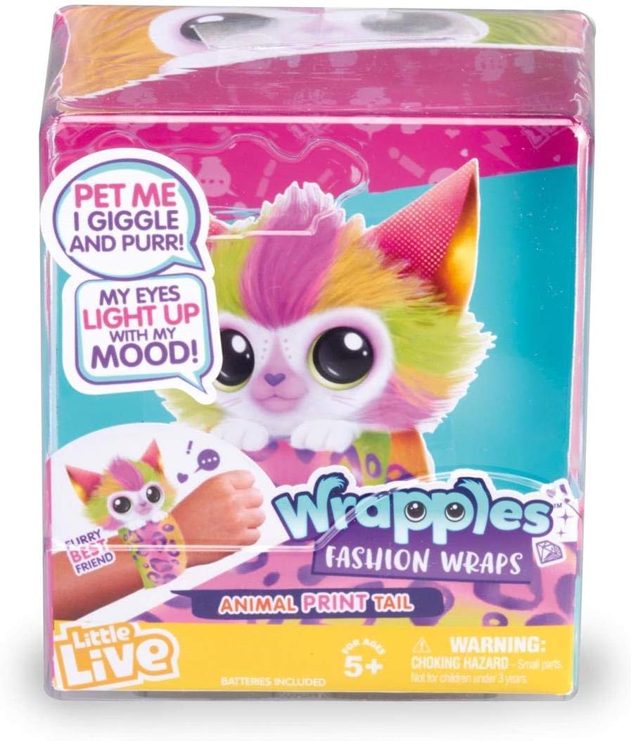 Famosa- Little Live Pets Wrapples Fashion Wraps with Emotions Interact with Each Other Mod. Sdos, Multicoloured (700015404)
