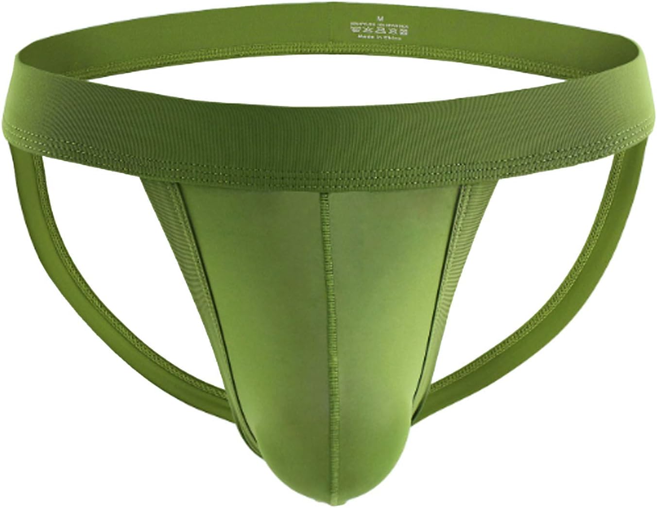 Mens Solid Color High Elastic Waistband Athletic Supporter Performance Jockstrap Sports Briefs Hot Underwear