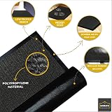 Homatz Door Mat Indoor Outdoor Heavy Duty Rubber Non Slip 60x80cm view 3