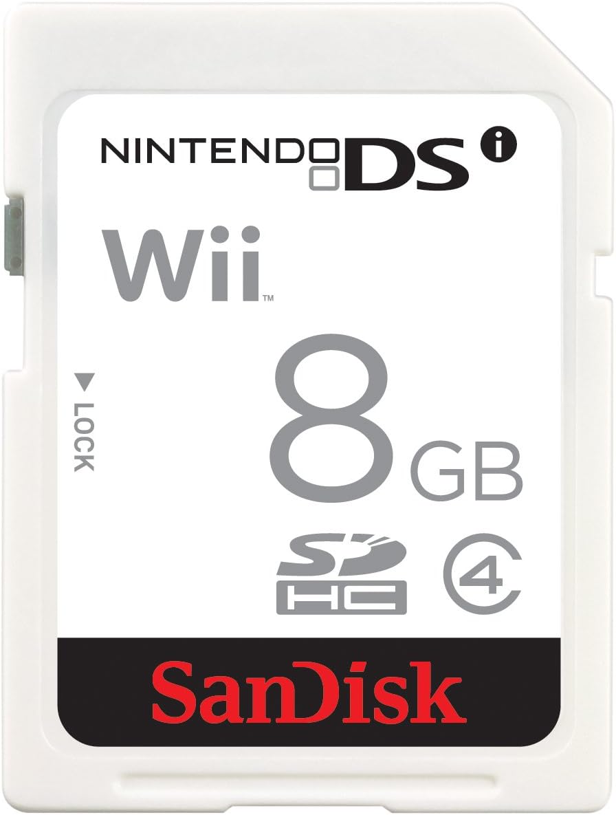 SanDisk 8 Go Carte mémoire SDHC pour Nintendo Wii SDSDG008GB46 Amazon.fr Informatique