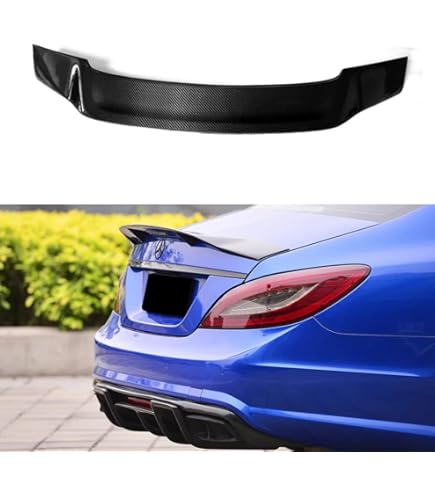 MCARCAR Carbon Fiber Rear Diffuser For Mercedes CLS W218 2011-2014 - CLS300/350/63 AMG Lower Lip Spoiler - View #5