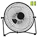 COMLIFE Biggest 11 Inch Rechargeable Metal Desk Fan, Battery Operated or USB Powered Table Fan with 4400mAh Batteries, 3 Speeds, Strong Airflow, Quiet USB Fan for Home, Office and School