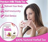 ULTHMOK Premium 100 Milk Thistle Tea Bags 100% Wild Milk Thistle Seeds view 5