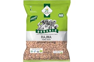 24 Mantra Organic Himalayan Rajma Chitbakra Red Kidney Beans, 2 Pounds | USDA Certified Organic | European Union Certified Or