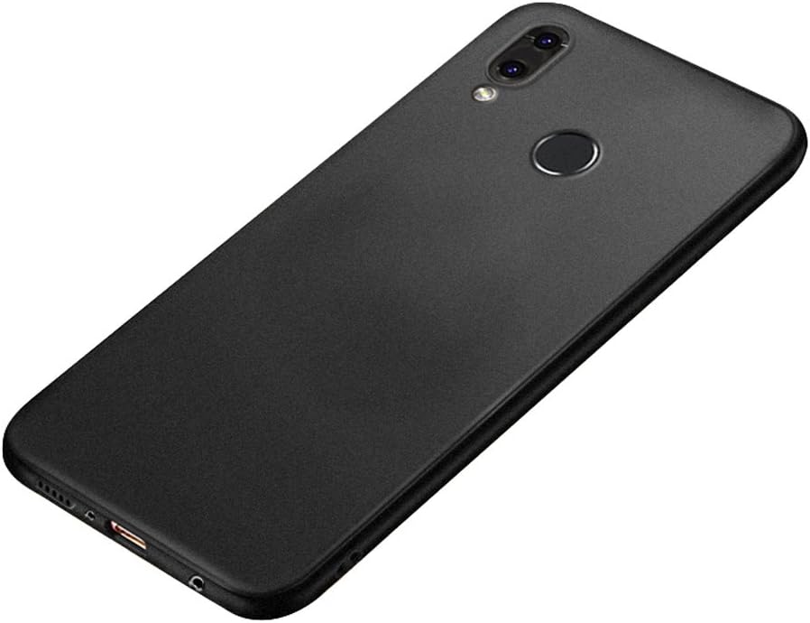 Baanuse Huawei P20 Lite Case [Ultra Slim Soft TPU] [Sand Scrub Non-slip] [Shockproof Armor] Case for Huawei P20 Lite Black