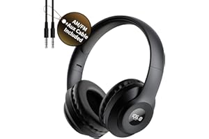 kamapulo X5 AM FM Radio Headphones Rechargeable, Personal Portable Radio Headset am/fm Digital Earmuff with Best Reception for Jogging, Mowing, Cycling, Meeting, Church