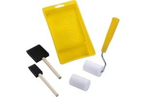 NANJA Paint Roller, Sponge Paint Brushes, High-Density Foam Refill 2", Small Finest Finish Paint Roller Kit for Chalk Painting DIY Stenciling, Furniture, Arts Craft