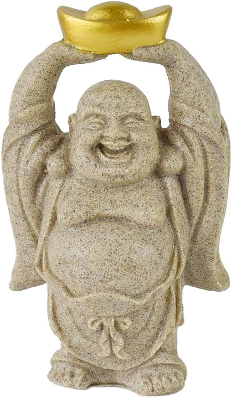 Amazon Com Omem Fish Tank Decorations Mini Standing Maitreya