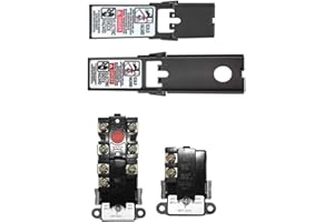 EWH-00C Electric Water Heater Thermostats, Include Upper and Lower Element Thermosatat, Terminal Protective Covers, Therm-O-D
