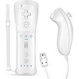 SogYupk Controller Replacement for Wii Remote Controller with Nunchaku Joystick, Compatible with Wii/Wii U Console,Gamepad wi