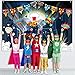 TMCCE Superhero Cityscape Photography Backdrop And Superhero Party Backdrop Supplies,27 Superhero Masks 6 Superhero Photo Booth Props For Superhero Birthday Party Decorations