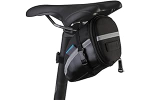 UMIQUA Bike Saddle Bag, Waterproof Under Seat Bicycle Pack Tool Storage Pouch Cycling Bag, Bicycle Tail Bag Rear Bag for Cycl