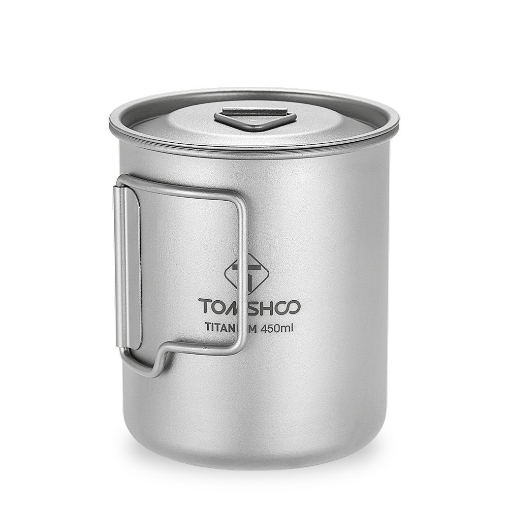 Amazon.com: tomshoo 15.2 fl oz titanio taza al aire última ...