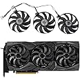 CCVA T129215SU 7Pin GPU Card Cooler Fans for ASUS ROG StrixGeForce RTX 2060 2080 2080 Ti or RX 5600 XT RX 5700XT Fan 1 Set