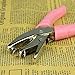 Handheld 1 Hole Punch - Star Shape, Metal Paper Punch with Skid-Resistant Pink Grip, 36mm Depth Craft Punch For Home Decoration Scrapbooking Tool Office Binding Supplies