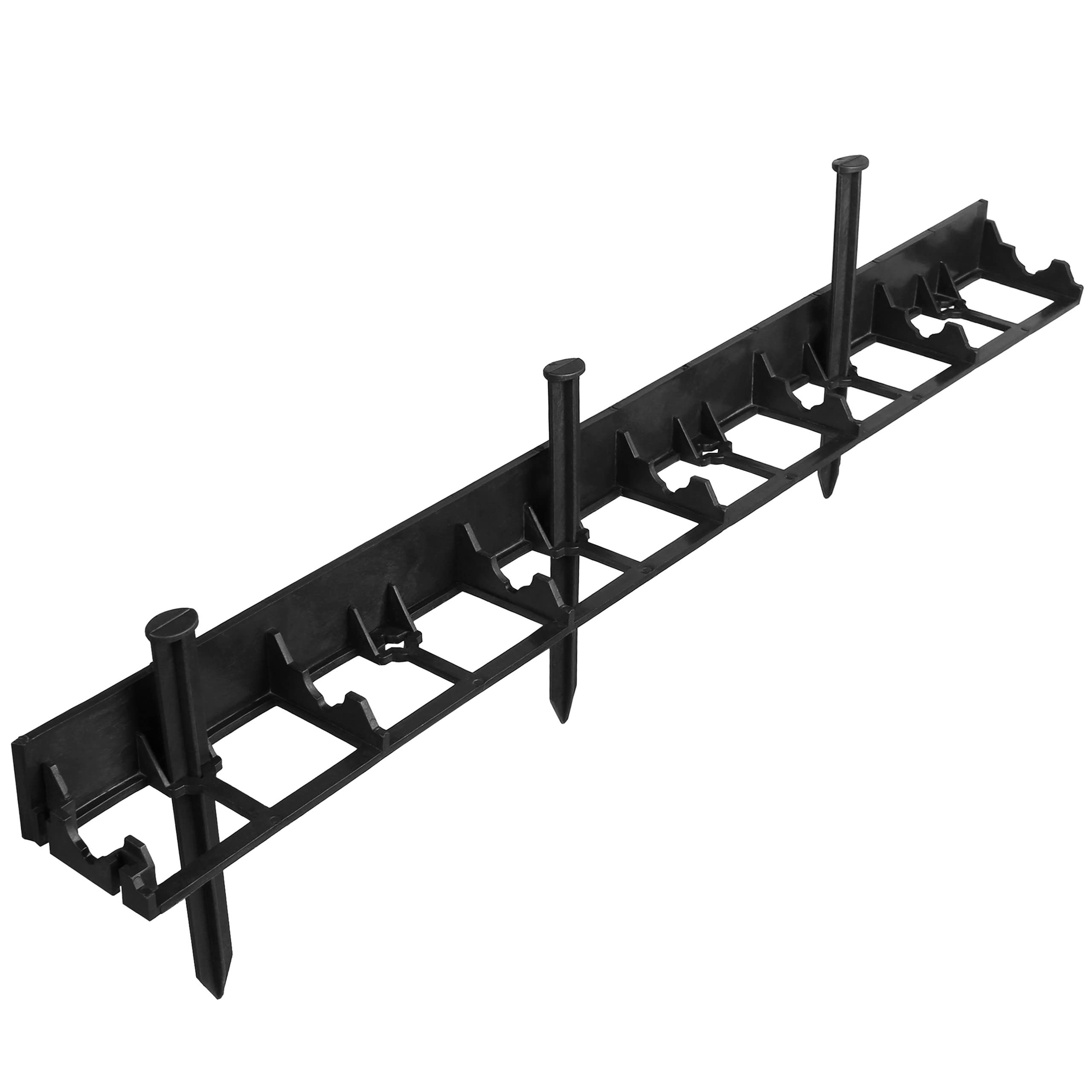 sarcia.eu Geoborder Lawn Edging Land – Paving Stones with Grid/Flower Lawn Mowing Edges (5.8 cm, 4 m)