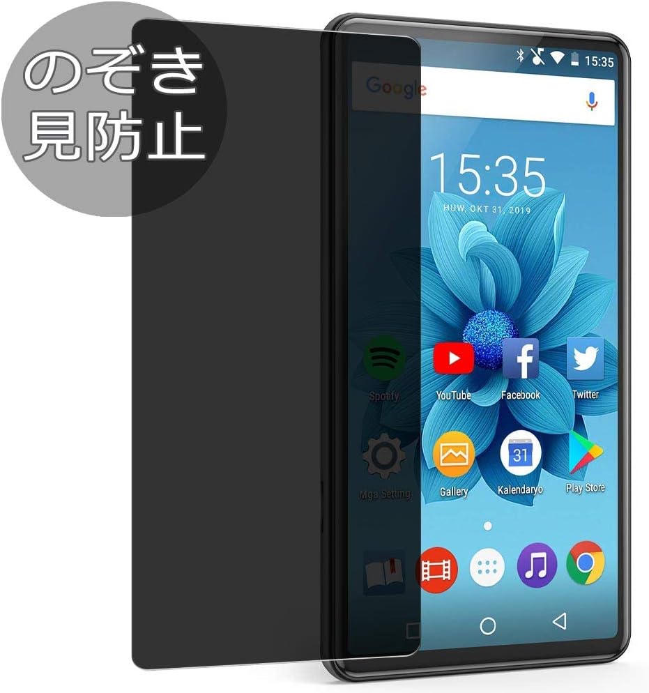 Synvy Privacy Screen Protector, Compatible with AGPTEK 6" T02S MP4 Player Tablet Anti Spy Film Protectors [Not Tempered Glass]